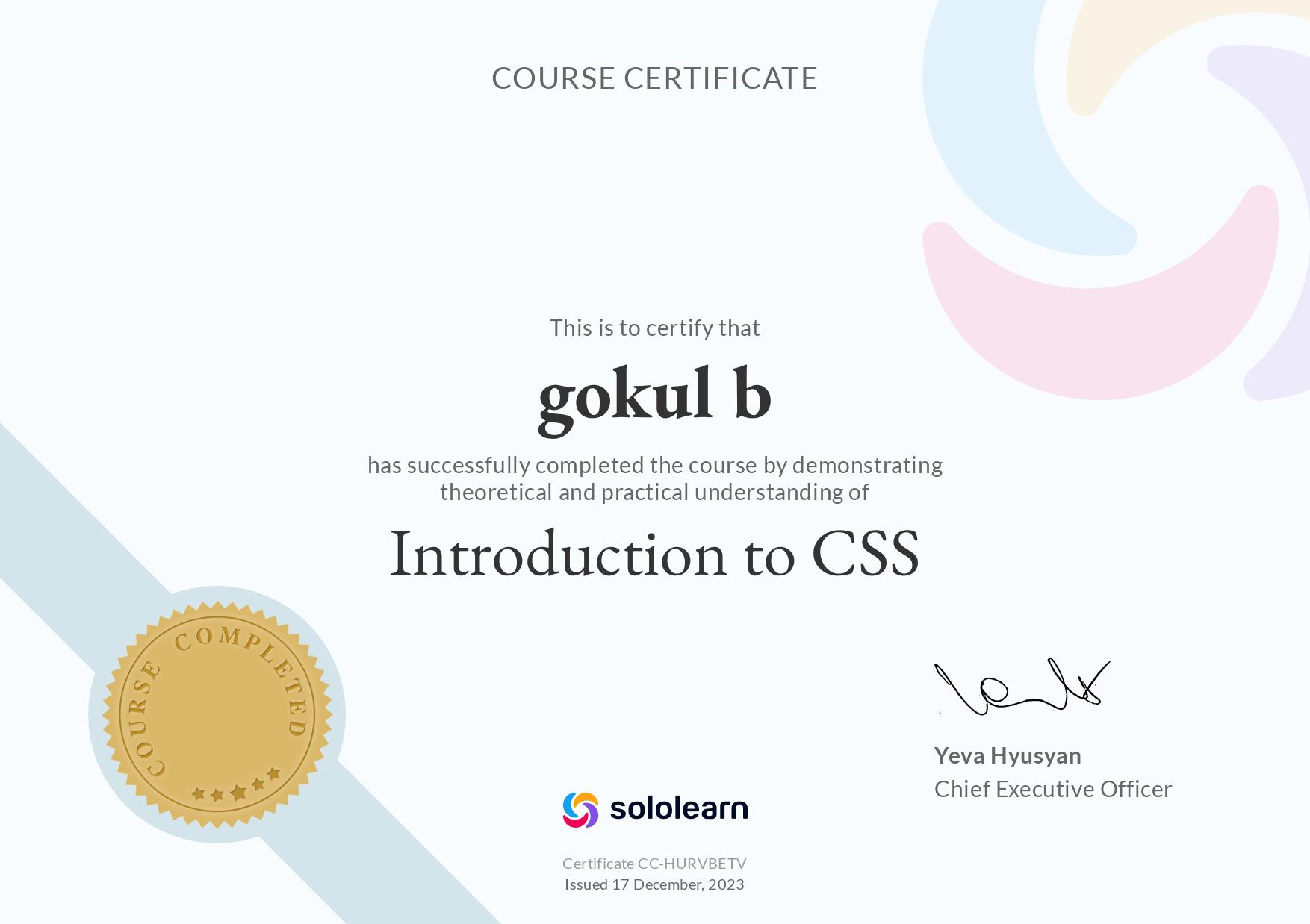 Introduction to CSS